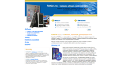 Desktop Screenshot of fortia.cz